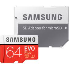 Samsung 64GB EVO Plus UHS-I microSDXC Memory Card MB-MC64KA/AM