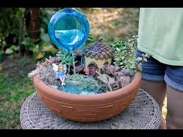 Fairy Garden With A Working Pond