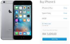 Apple iphone 6s, iphone 6s plus, iphone 6 plus, and many more come in this range. The Iphone And Ipad Gets Another Price Hike In Malaysia Soyacincau Com