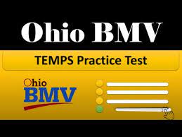 Ohio Temps Practice Test 2023 Oh Bmv