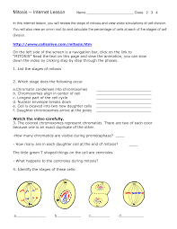 The worksheet is an assortment of 4 intriguing pursuits that will enhance your kid's knowledge and abilities. Key Meiosis Internet Lesson Biological Science Picture Directory Pulpbits Net