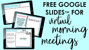 🖼️ download and manage meeting background collections. Free Google Slides For Morning Meetings Tarheelstate Teacher