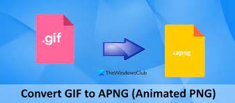 how to convert gif to apng animated png