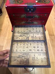 antique traditional chinese makeup set