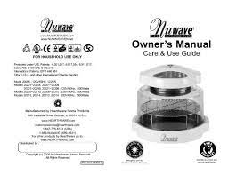 owner s manual nuwave oven