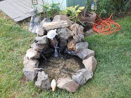 Small Waterfall Pond I Built In The