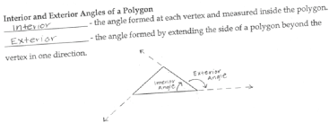 exterior angles of a polygon