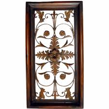 Decorative Wrought Iron Wall Plaque 4