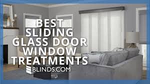 sliding gl door window treatments
