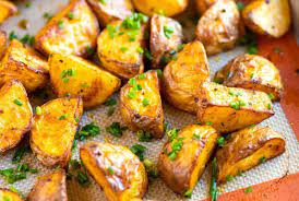 crispy roasted potatoes