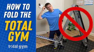 how to fold up your total gym the easy