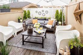 decorating outdoor seating areas