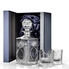 Whisky Decanters In Crystal Glass