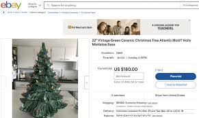 your old ceramic christmas tree could