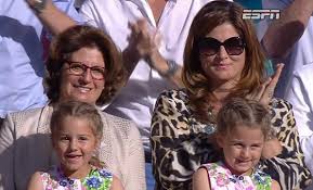 Presumably refers to the odds of having two sets of twins by the same parents, and are you seriously asking who roger federer is? Roger Federer S Twin Daughters Wore Matching Dresses At Wimbledon And Looked Adorable