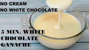 how to make white chocolate ganache