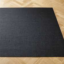 boucle woven floor mat noir 46 x 72 chilewich