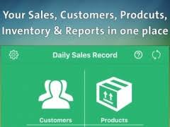 Daily Sales Record Simple Sales Free Download