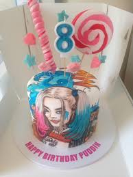 My friend from sweet tooth cravings will occasionally ask me to make a cupcake topper or diy cake topper. Harley Quinn Cake By Embraceroflife On Deviantart