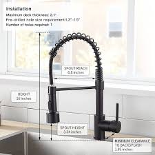 owofan kitchen faucet with sprayer