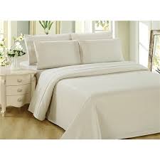 Twin Xl Ivory Polyester Bed Sheets
