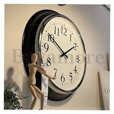 Ikea Bravur Wall Clock Glass Steel