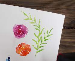Easy Watercolor Flower Tutorial