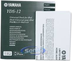 yamaha yds 12bl universal ipod dock for