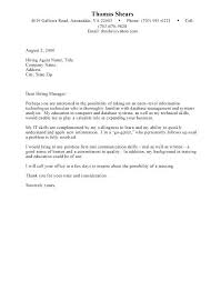 Sample Cover Letters For High School Students Cover Letters For High