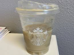 iced vanilla latte with soy milk tall
