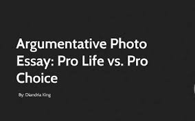 Argumentative Photo Essay Pro Life Vs Pro Choice By