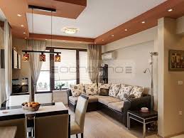 Как да добавим цвят в интериора на дневната. Acherno Interioren Dizajn Na Apartament Kanela Kardamon I Vaniliya