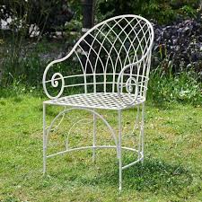 The Claire Wrought Iron Garden Armchair
