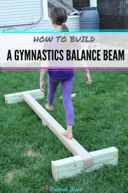 how to build a gymnastics balance beam