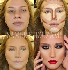 contouring and highlightening can