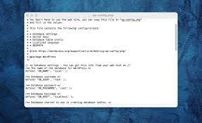 wp config file
