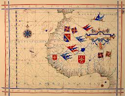 Vintage Nautical Chart 1571
