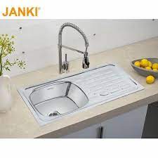 with drain board kitchen sink 37x18x8