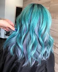 Switch things up with pink on top and mint through the. Fresh And Cool Blue Ombre Hair Styles
