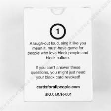 Each player holds four black cards marked a, b, c or d to answer multiple choice questions written on the white cards. Black Card Revoked Original Flavor First Edition Card Game Arts Crafts Diy Toys