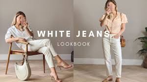 how to style white jeans effortless