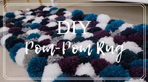 diy pom pom rug how to make your own