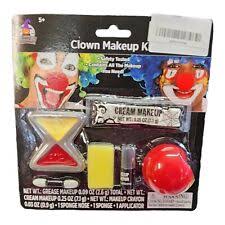 complete clown makeup kit red nose