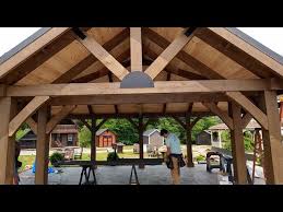 Incredible Timber Frame Pavilion Build