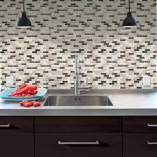 Accentuate your home with the elegance of this msi calacatta cressa herringbone honed tile. Smart Tiles 9 10 In X 10 20 In Mosaic Peel And Stick Decorative Wall Tile Backsplash In Murano Dune Sm1035 1 The Home Depot