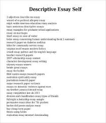 descriptive essay template 8 free