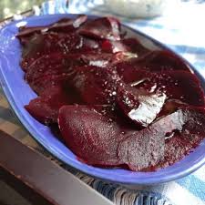 boiled beets end of the fork