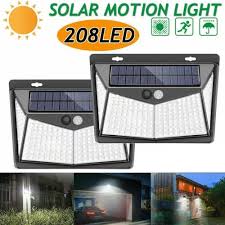 208 Led Solar Power Pir Motion Sensor