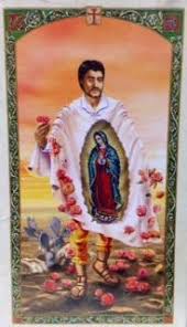 st juan go holy card with our lady