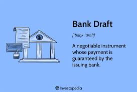 what is a bank draft definition how